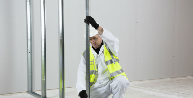 Knauf partition wall metal